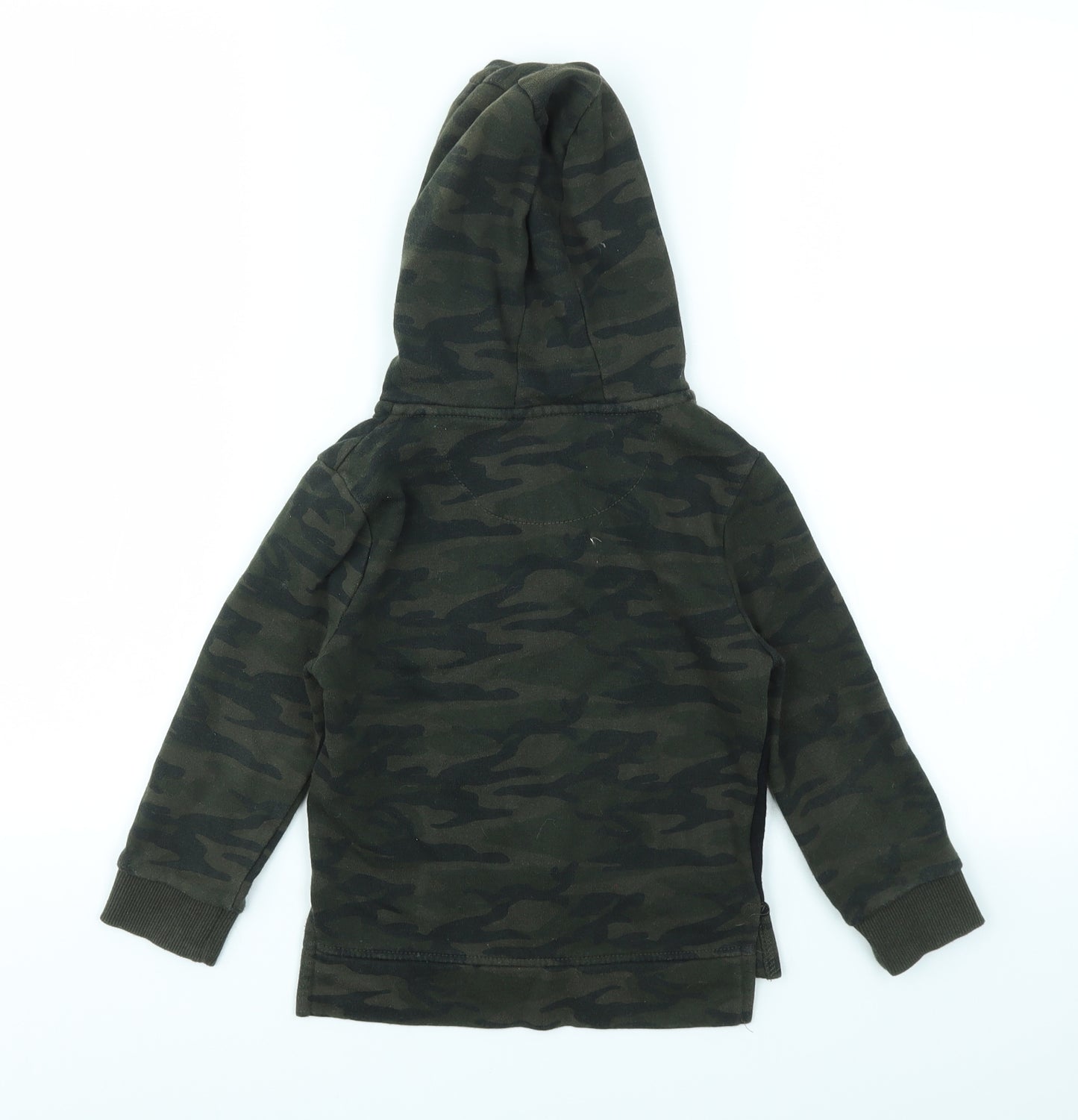 Primark Boys Multicoloured Camouflage  Full Zip Jumper Size 4-5 Years