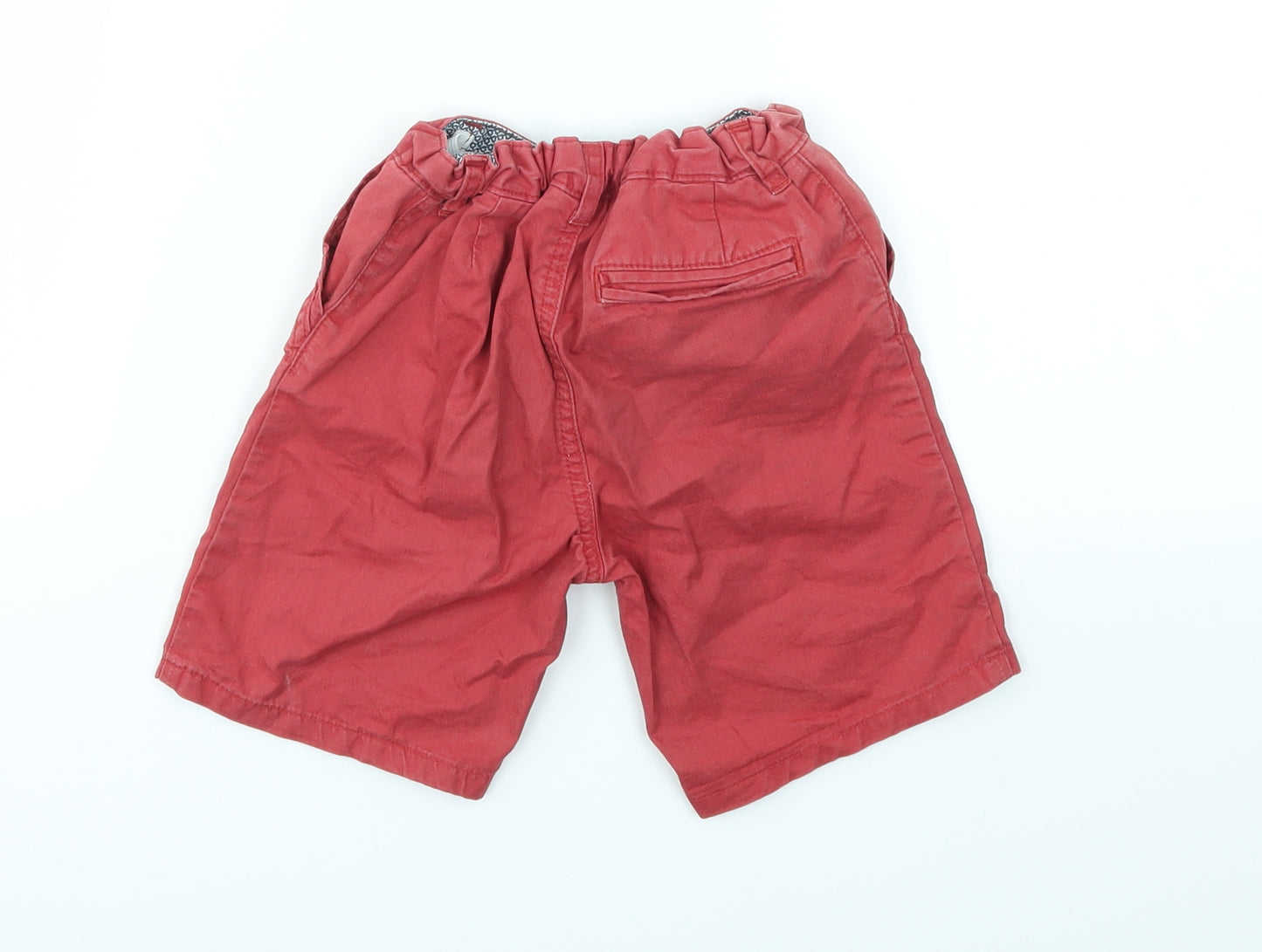 RIVER ISLAND  Boys Red   Chino Shorts Size 3-4 Years