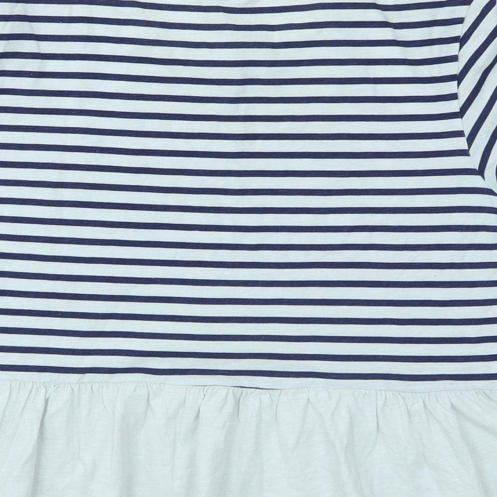SINSAY Girls Multicoloured Striped  Basic Polo Size L