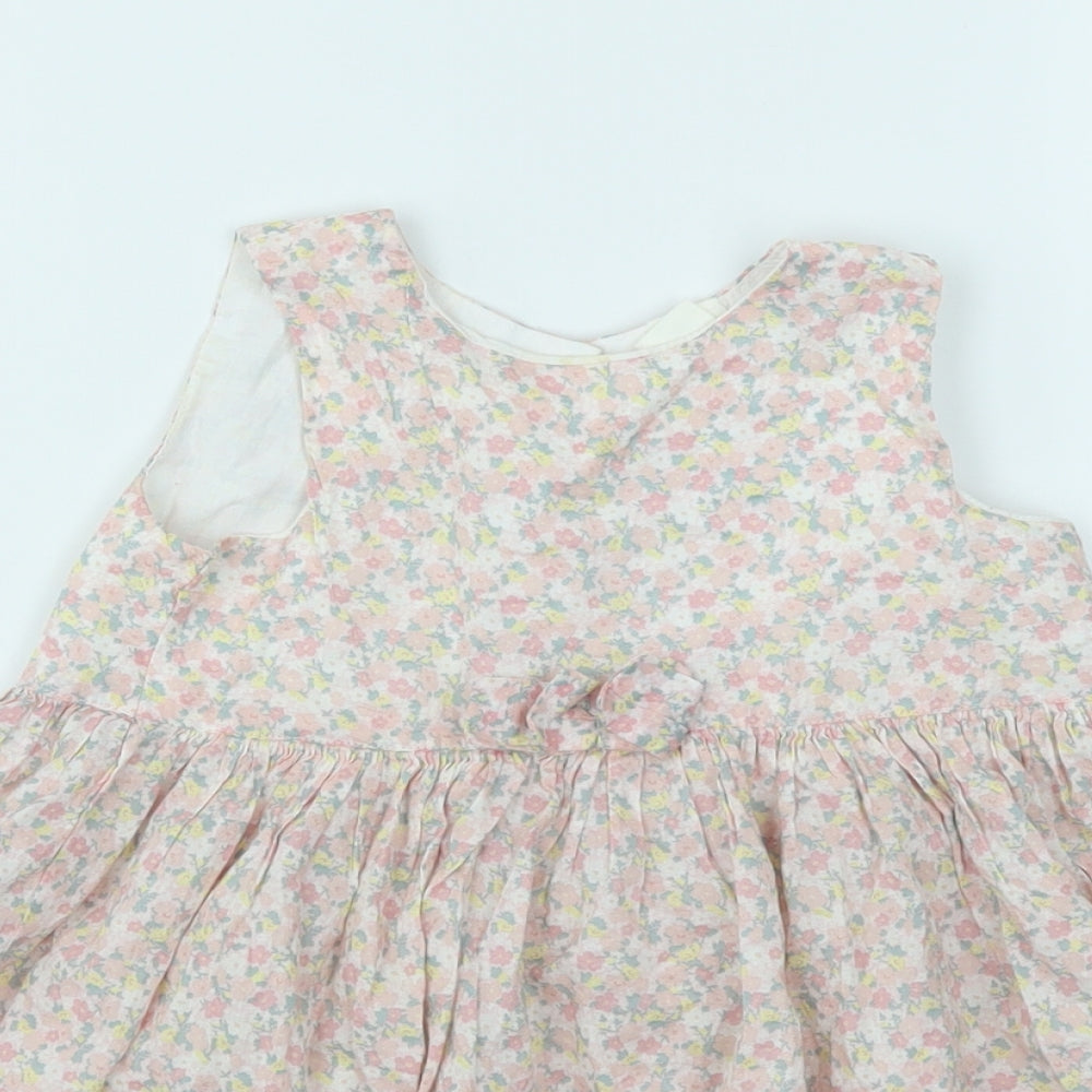 H&M Girls Pink Floral  Fit & Flare  Size 2 Years