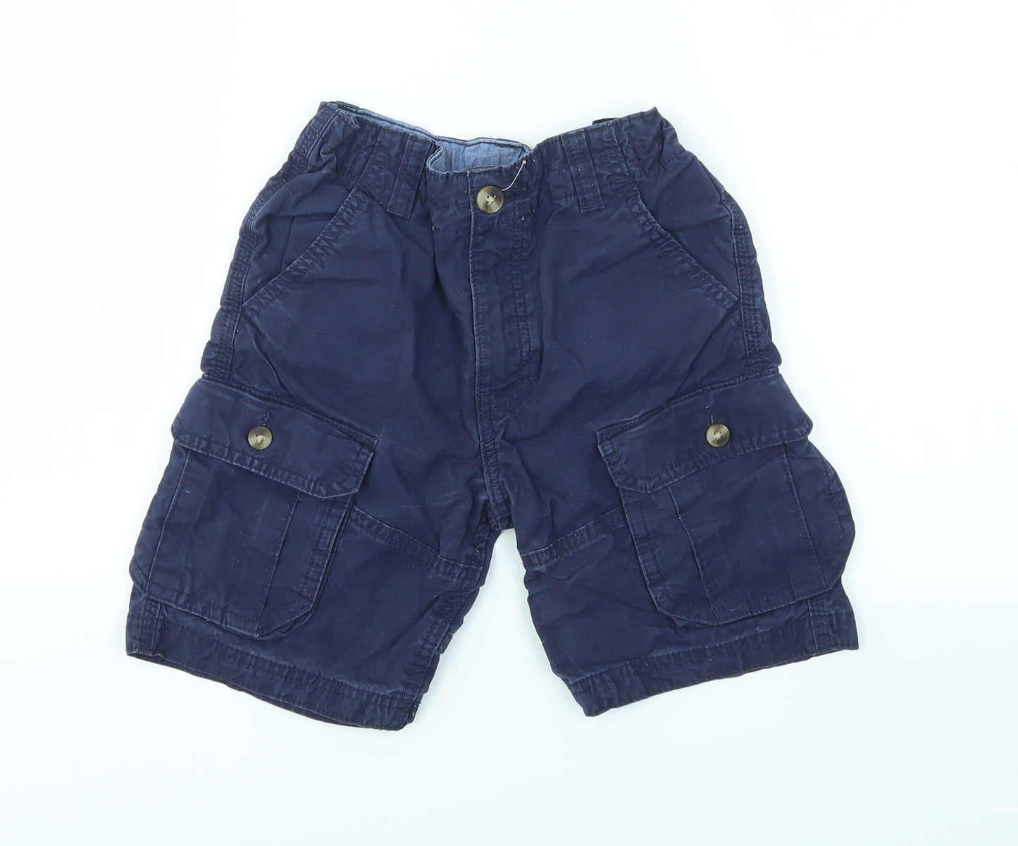 M&S Boys Blue   Chino Shorts Size 8-9 Years