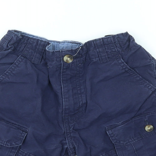 M&S Boys Blue   Chino Shorts Size 8-9 Years