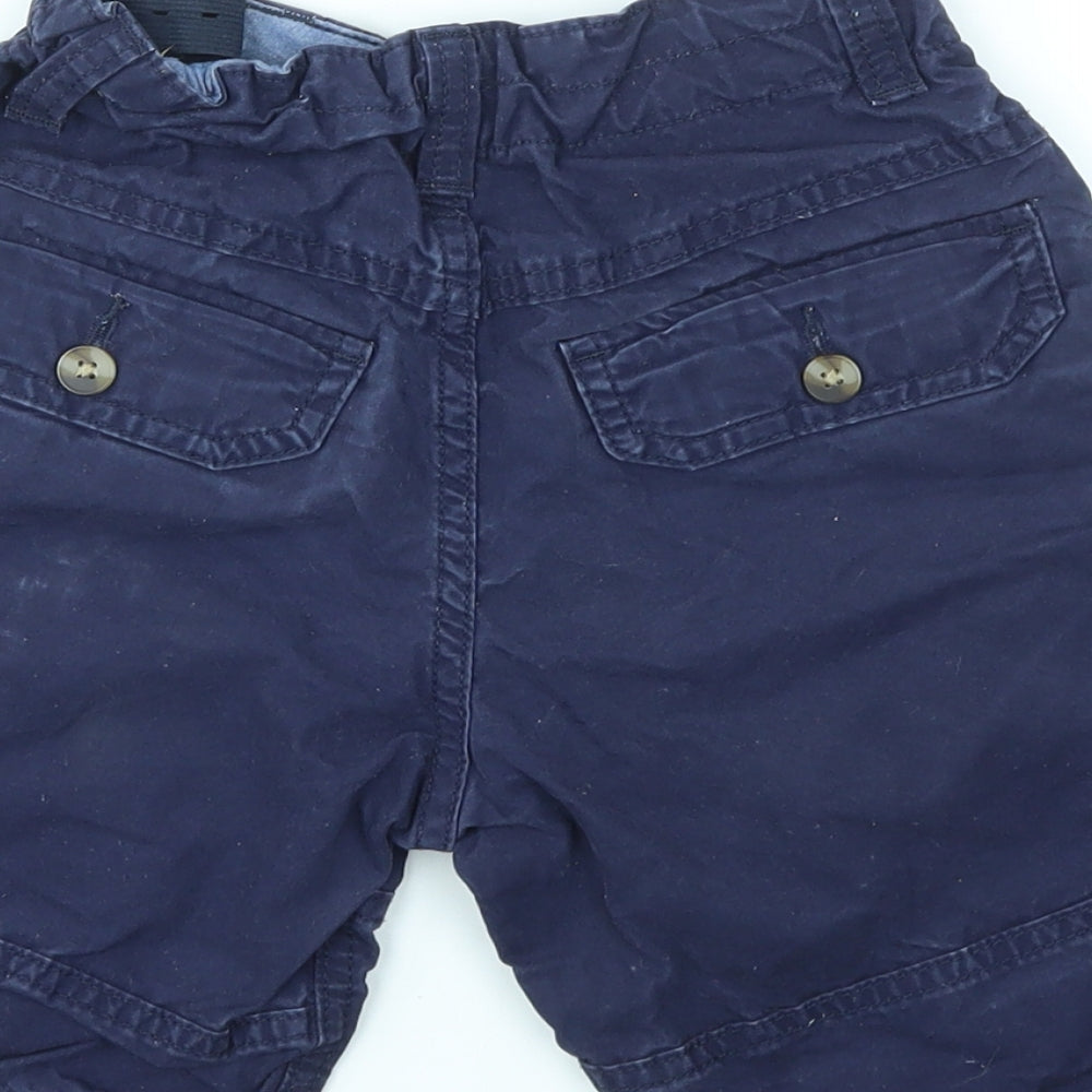 M&S Boys Blue   Chino Shorts Size 8-9 Years