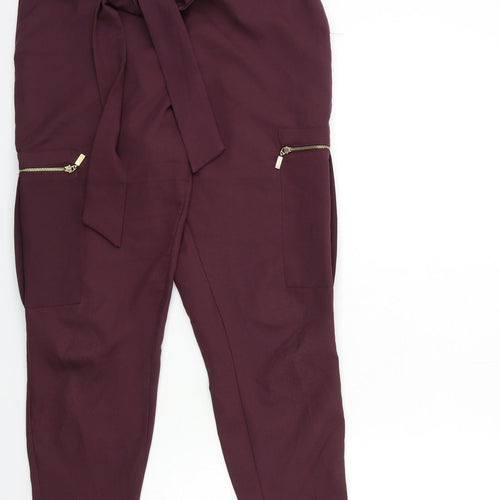 Select Womens Purple   Trousers  Size 10 L30 in