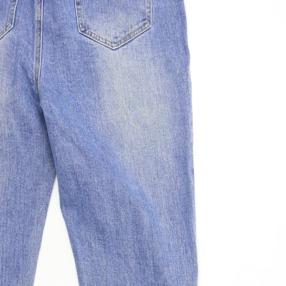 I SAW IT FIRST Womens Blue  Denim Mom Jeans Size 16 L27 in