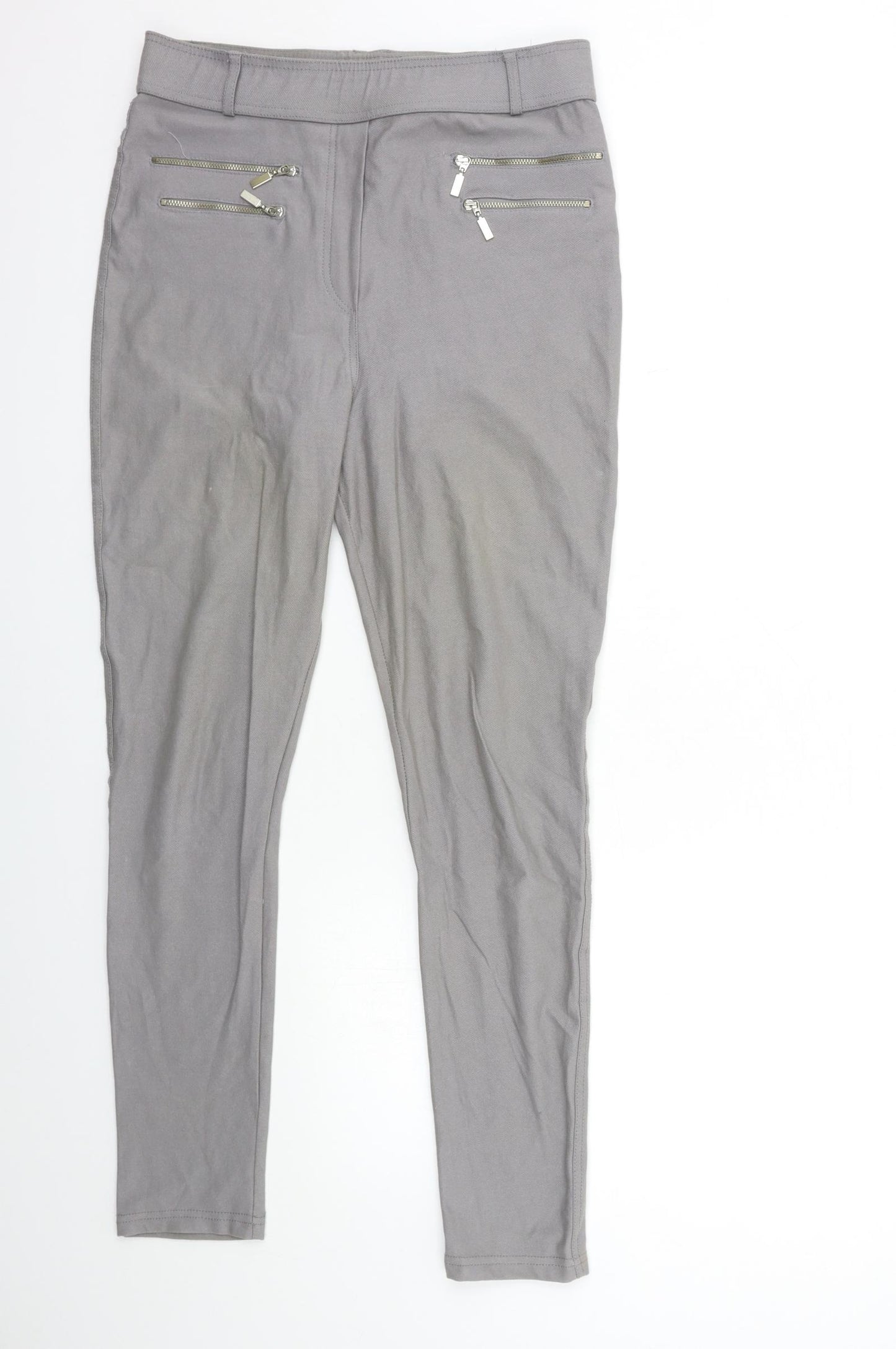 Select Womens Grey   Trousers  Size 14 L29 in