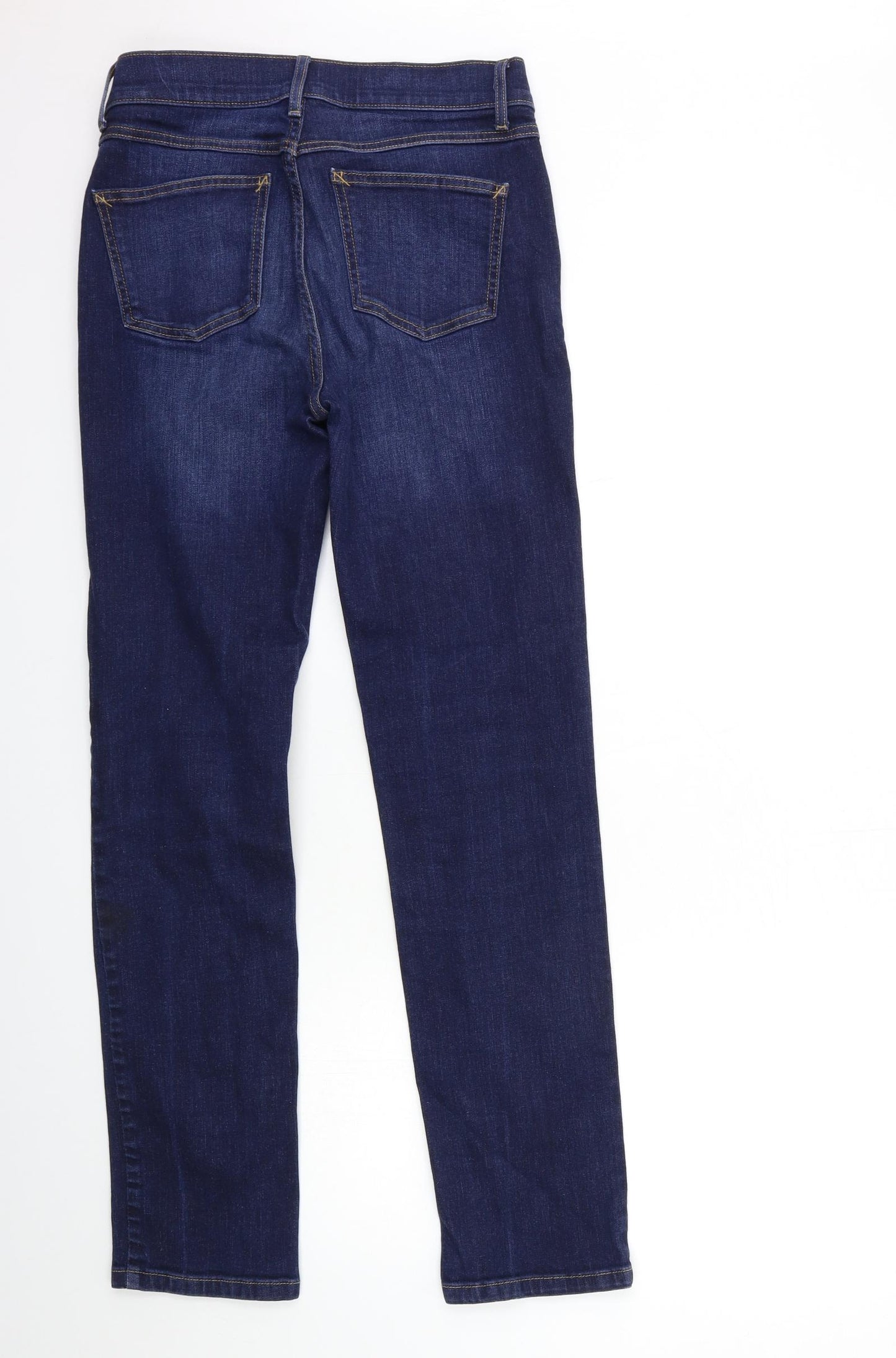 Marks and Spencer Womens Blue  Denim Straight Jeans Size 10 L31 in