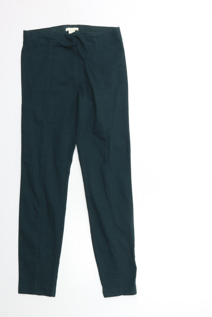 H&M Womens Green   Skinny Jeans Size 10 L29 in