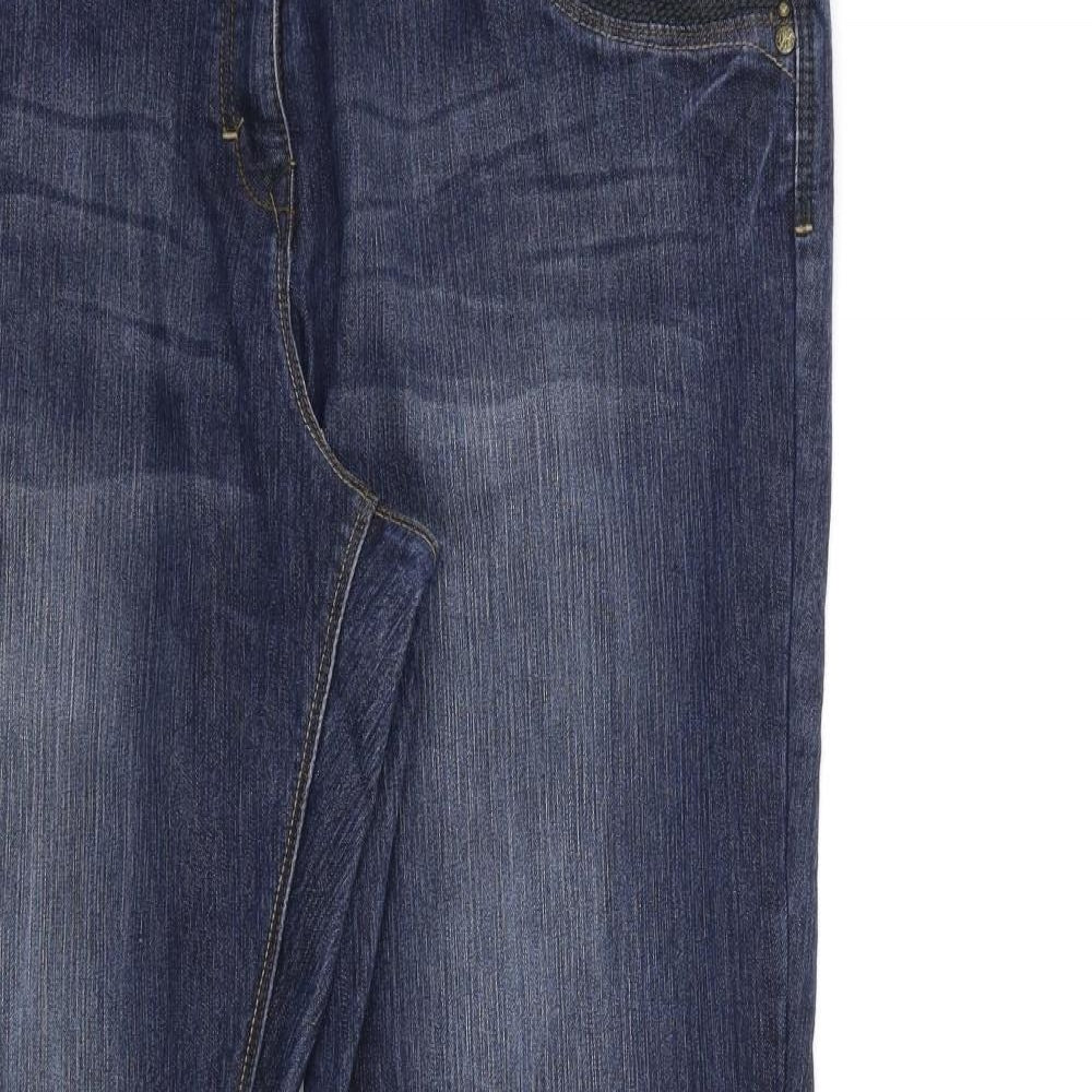 George Womens Blue  Denim Straight Jeans Size 20 L32 in