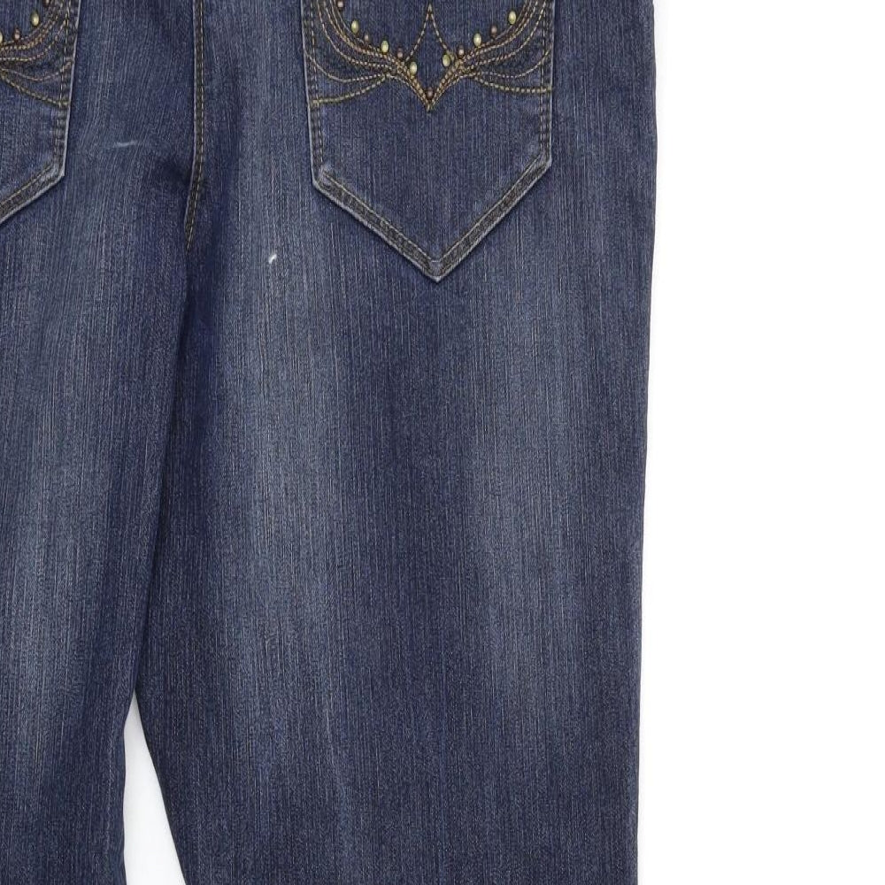 George Womens Blue  Denim Straight Jeans Size 20 L32 in