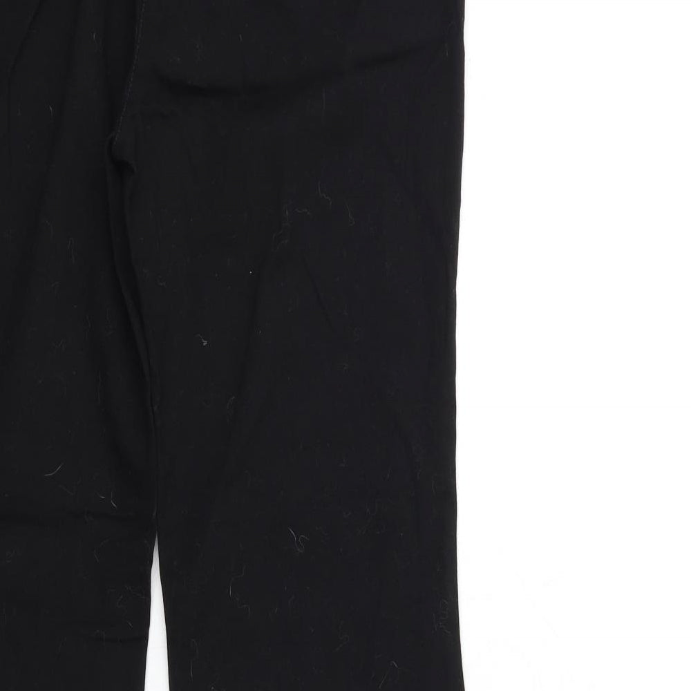 Monsoon Womens Black   Trousers  Size 12 L29 in
