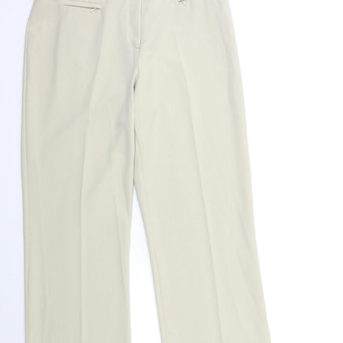Preworn Womens Beige   Trousers  Size 34 in L31 in