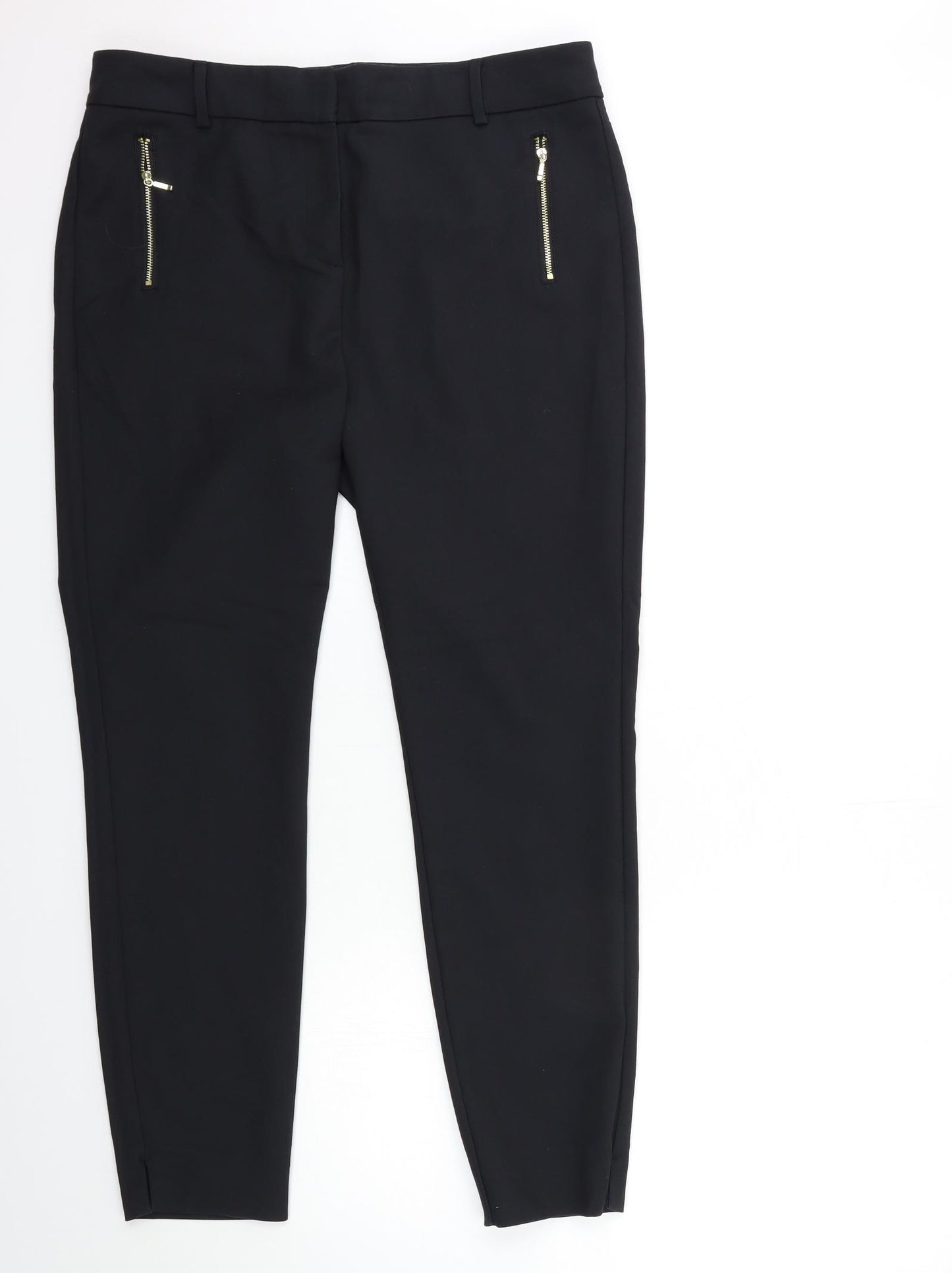 NEXT Womens Black   Trousers  Size 14 L29 in