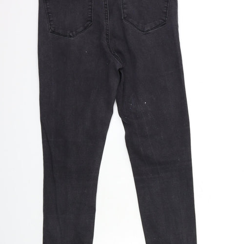 Denim & Co. Womens Black  Denim Skinny Jeans Size 14 L27 in