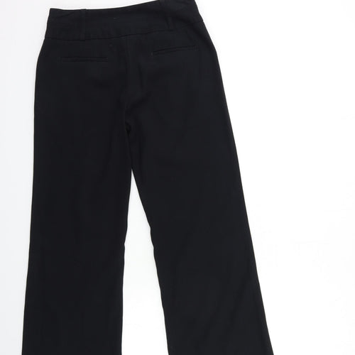 NEXT Womens Black   Trousers  Size 8 L28 in