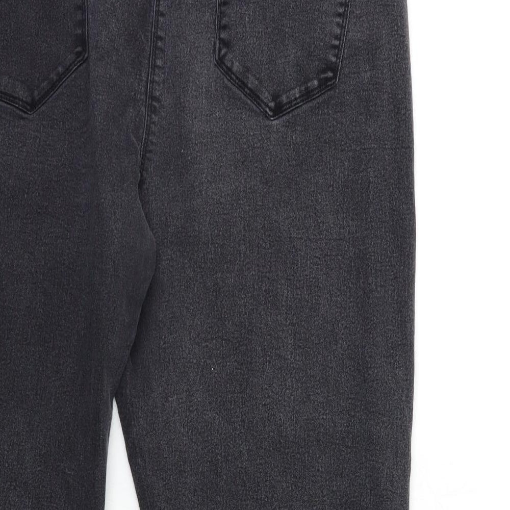 Bonmarché Womens Black  Denim Skinny Jeans Size 22 L26 in