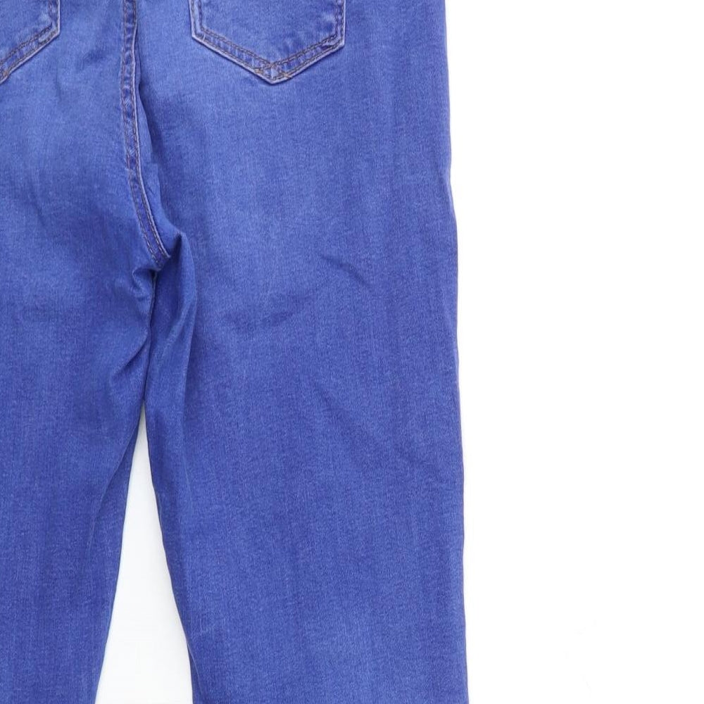 Dorothy Perkins Womens Blue  Denim Skinny Jeans Size 14 L30 in
