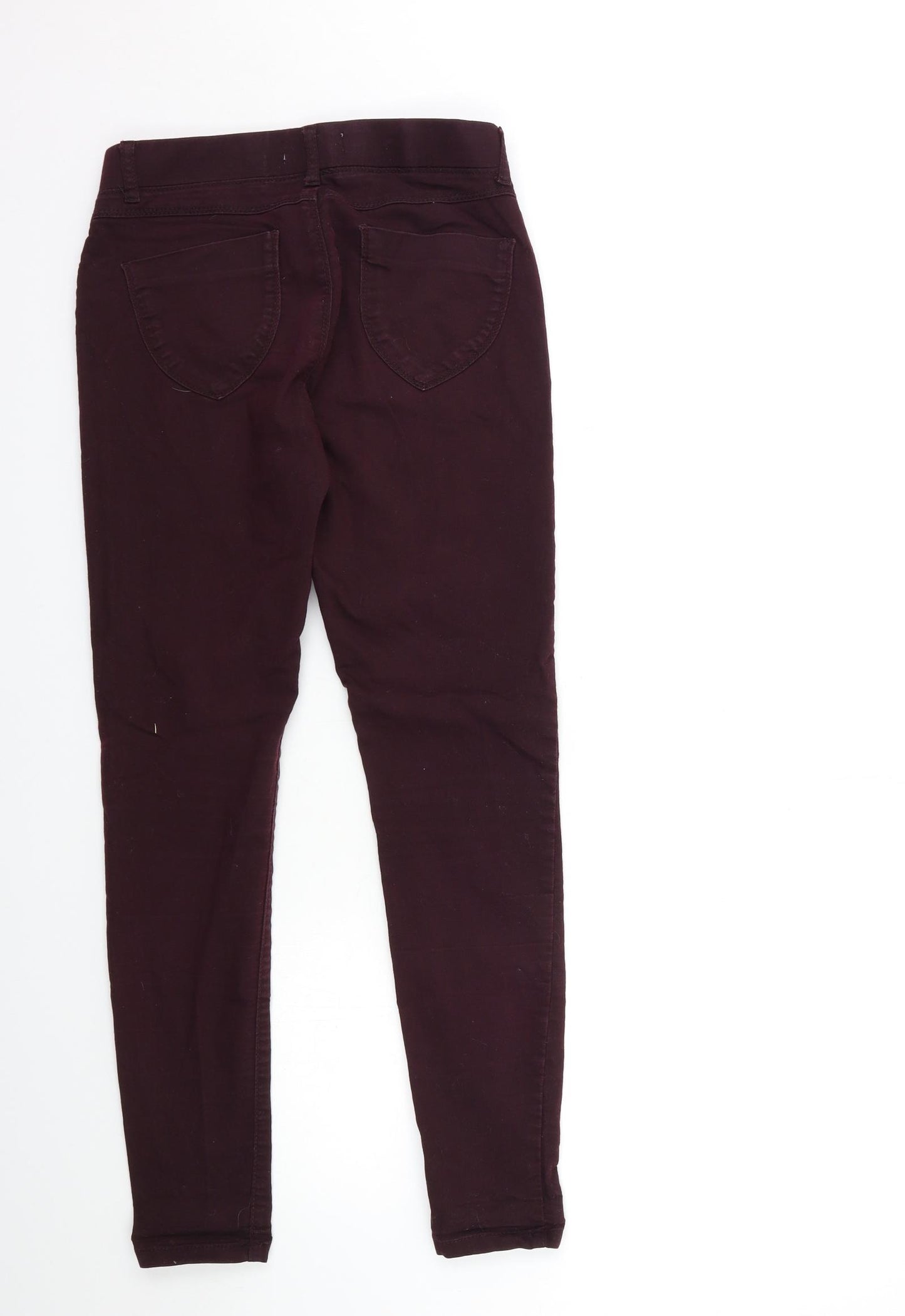 Dorothy Perkins Womens Red  Denim Jegging Jeans Size 10 L28 in