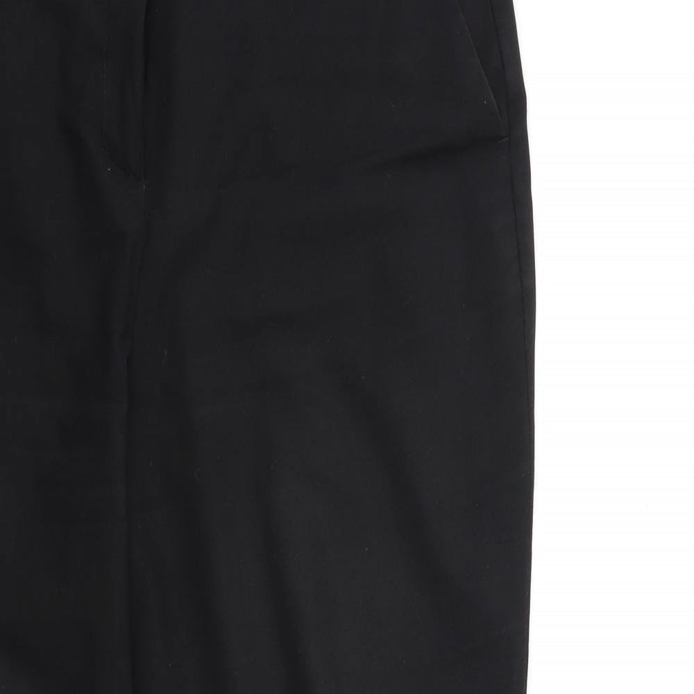 John Lewis Womens Black   Trousers  Size 14 L28 in