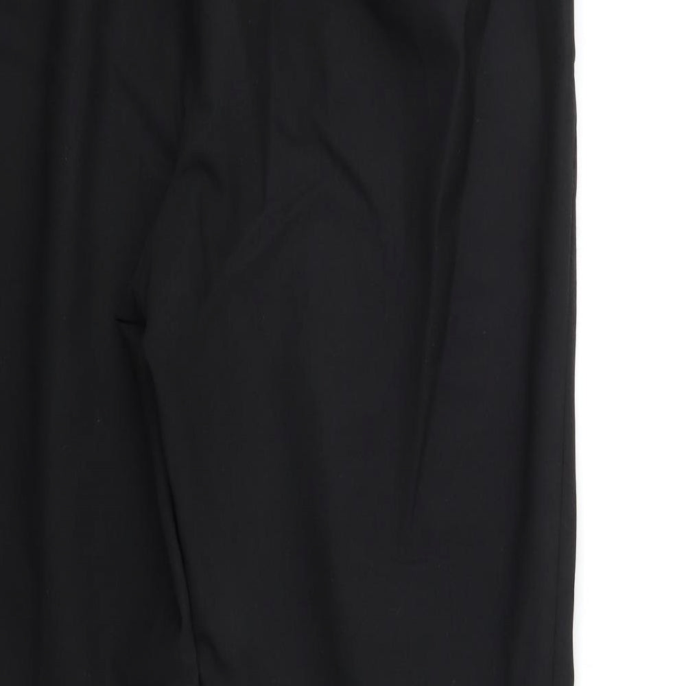 John Lewis Womens Black   Trousers  Size 14 L28 in