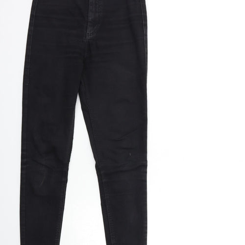 Topshop Womens Black  Denim Skinny Jeans Size 28 in L32 in