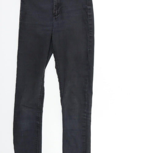 Topshop Womens Black  Denim Skinny Jeans Size 23 in L28 in