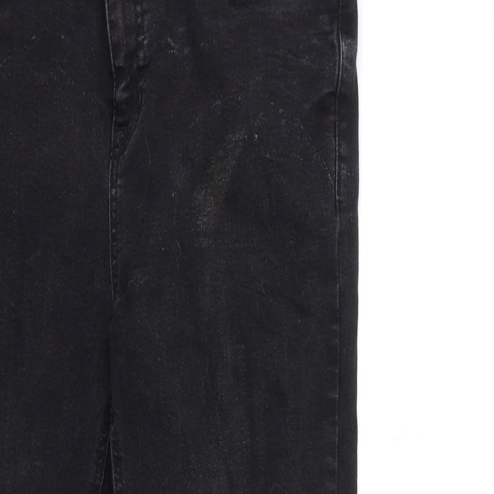 New Look Womens Black  Denim Skinny Jeans Size 12 L25 in