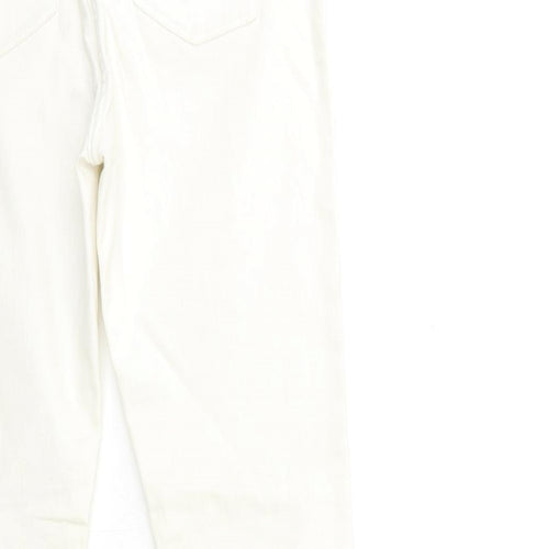 Papaya Womens White  Denim Skinny Jeans Size 10 L28 in