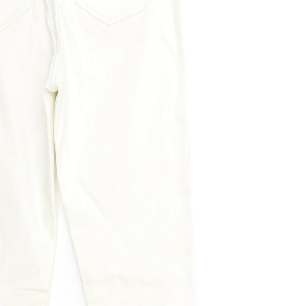 Papaya Womens White  Denim Skinny Jeans Size 10 L28 in