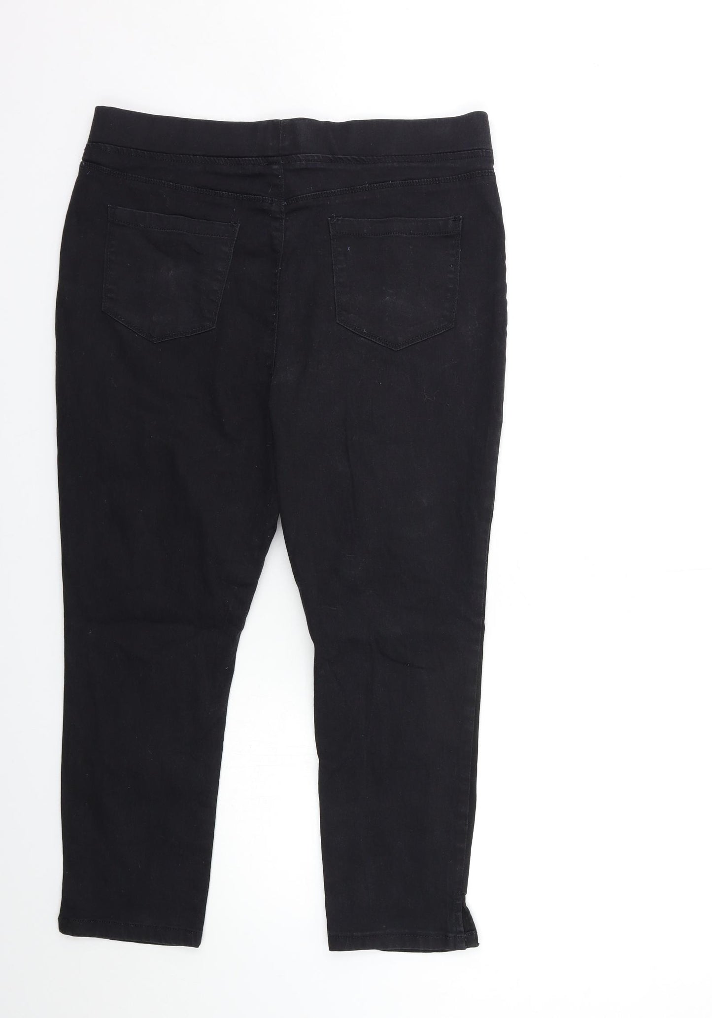 Pep&CO Womens Black  Denim Jegging Jeans Size 16 L23 in