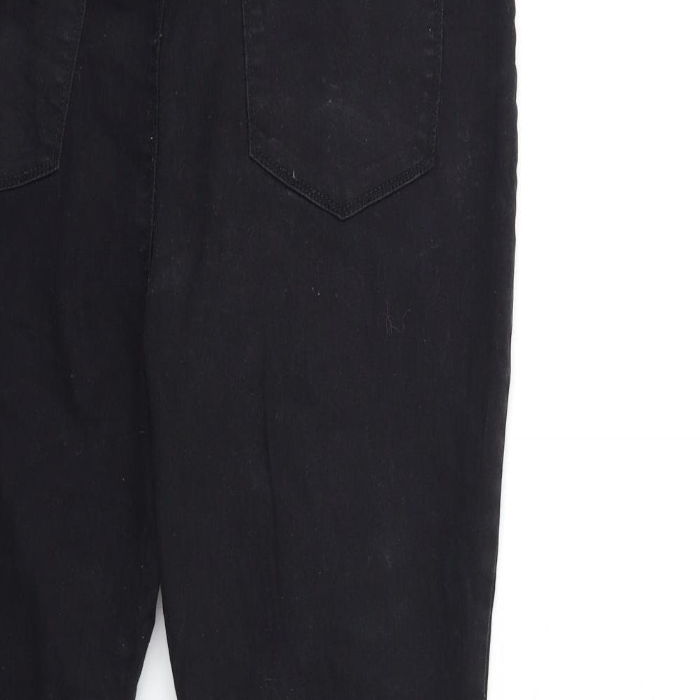 Pep&CO Womens Black  Denim Jegging Jeans Size 16 L23 in