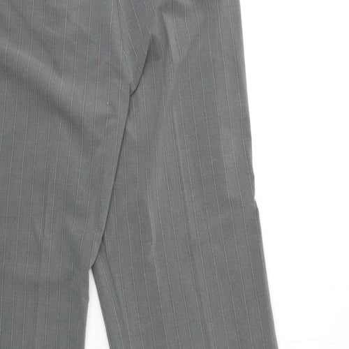 EVIE Womens Grey Striped  Trousers  Size 18 L30 in
