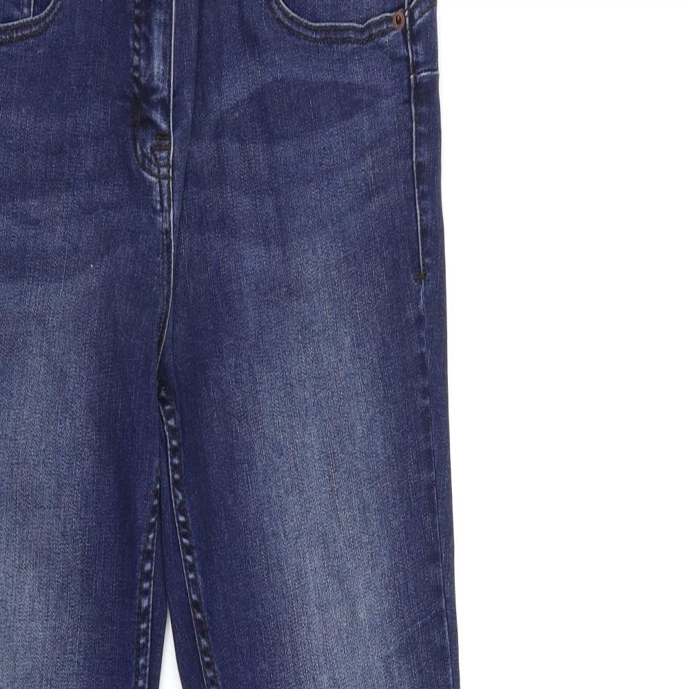 NEXT Womens Blue  Denim Flared Jeans Size 12 L31 in