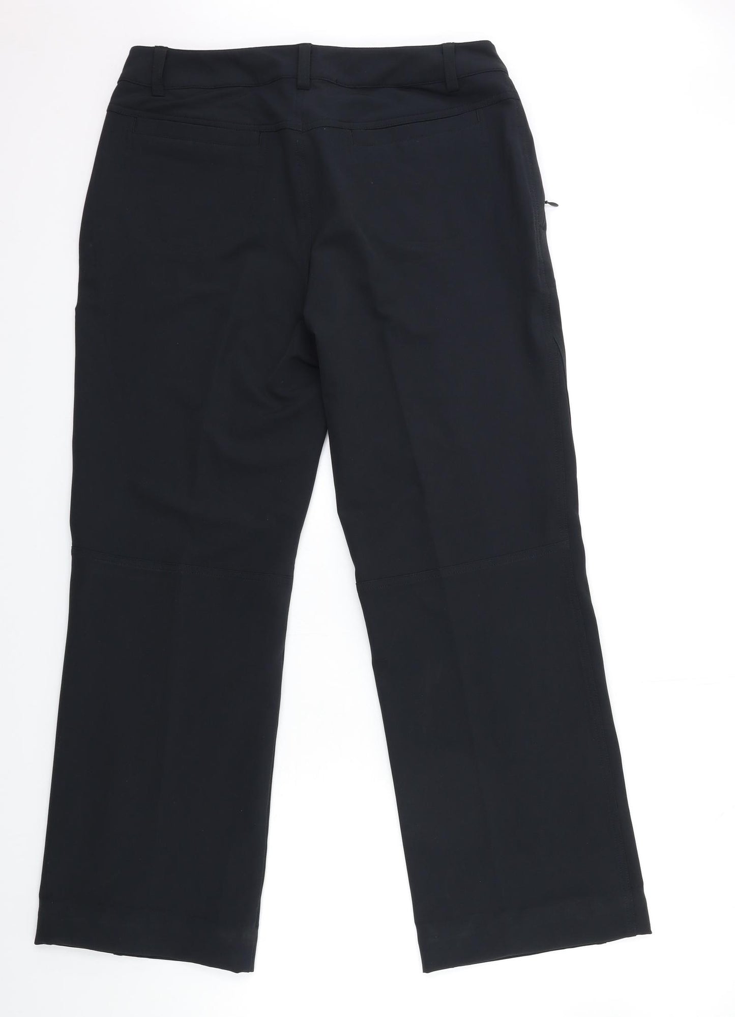 EASTERN MOUNTAIN SPORTS Womens Black   Trousers  Size 12 L30 in