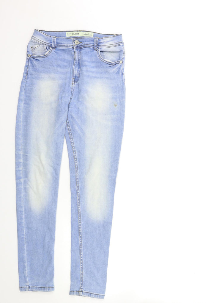 Denim & Co. Girls Blue  Denim Skinny Jeans Size 12-13 Years