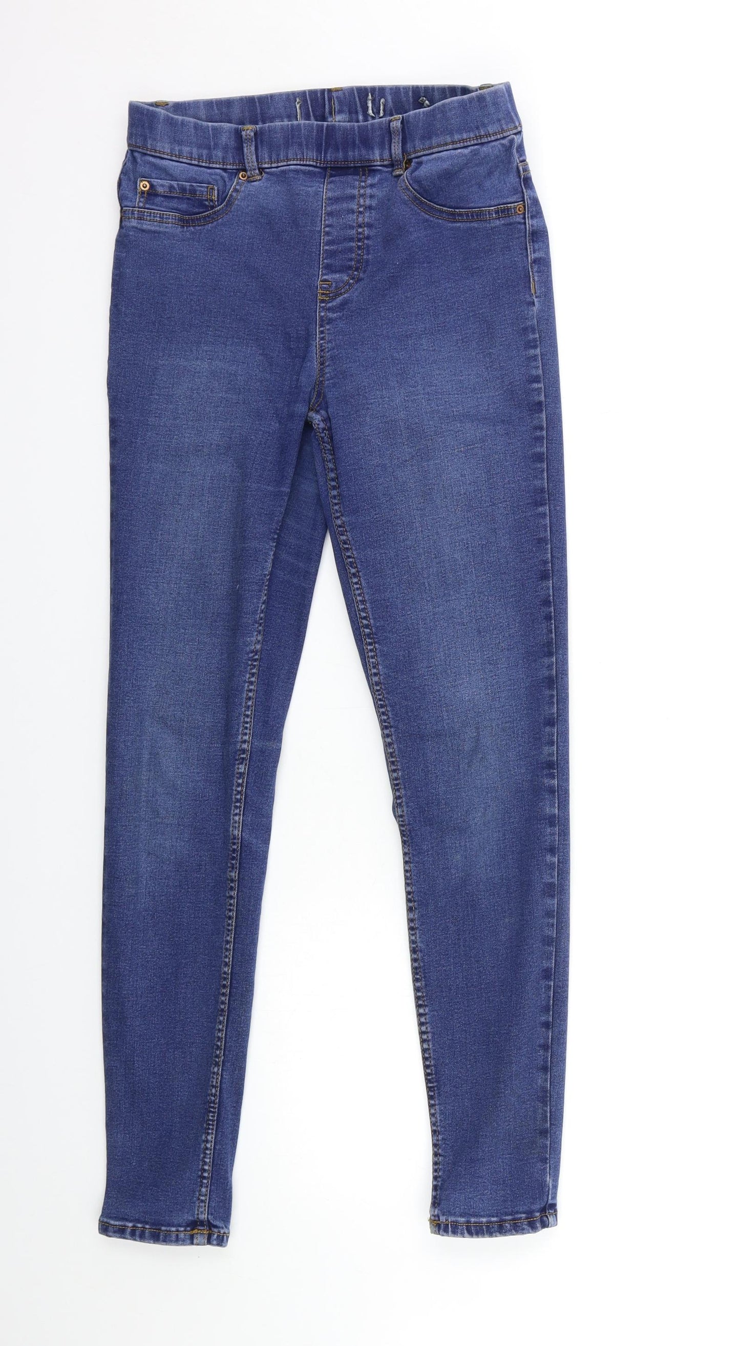 Preworn Womens Blue  Denim Jegging Jeans Size 26 in L28 in