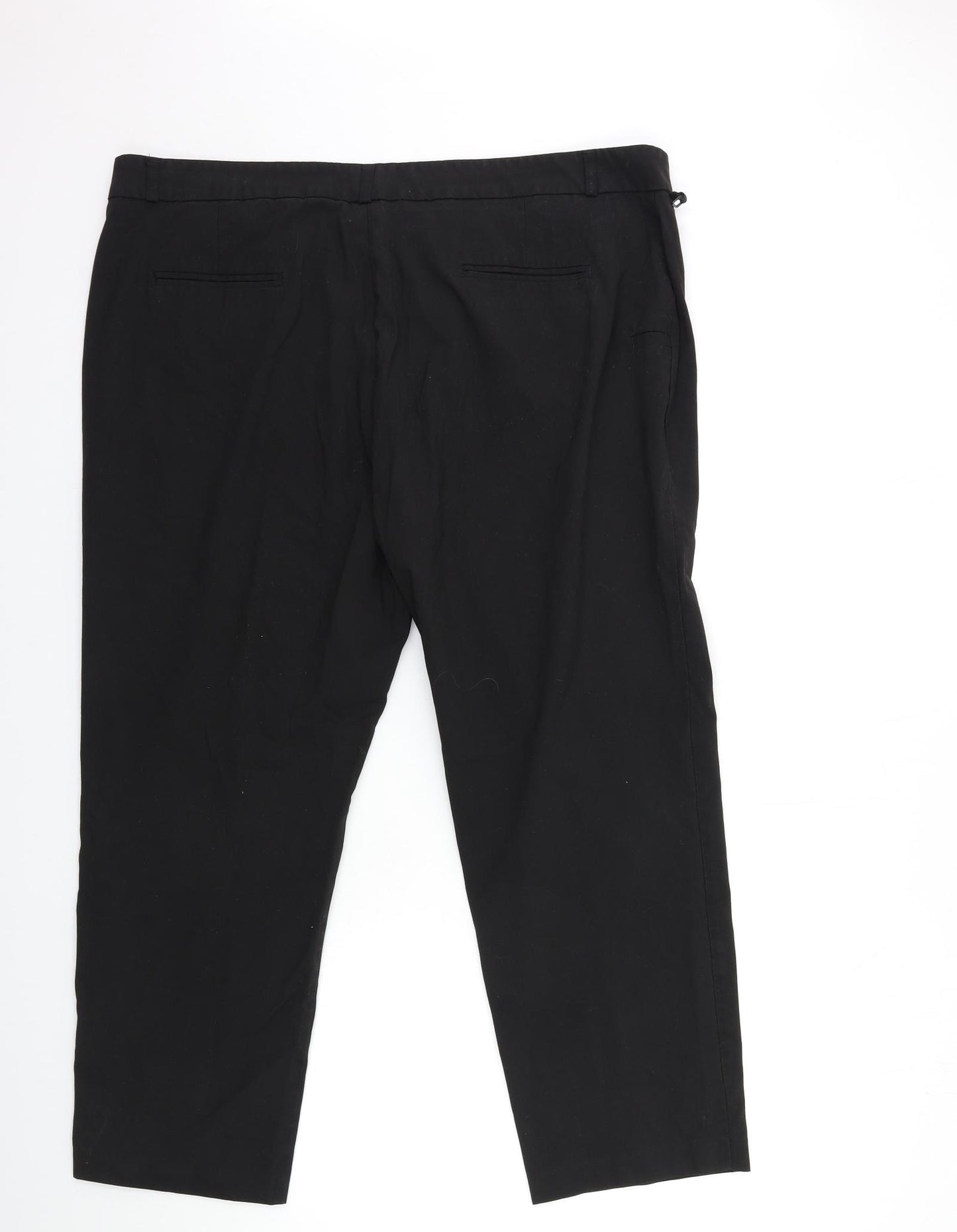 Marks and Spencer Womens Black   Trousers  Size 20 L26 in