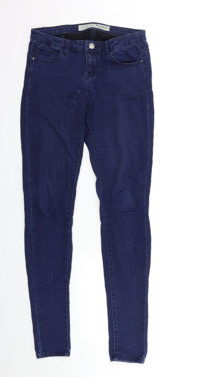 Denim & Co. Womens Blue Denim Skinny Jeans Size 28 in L31 in