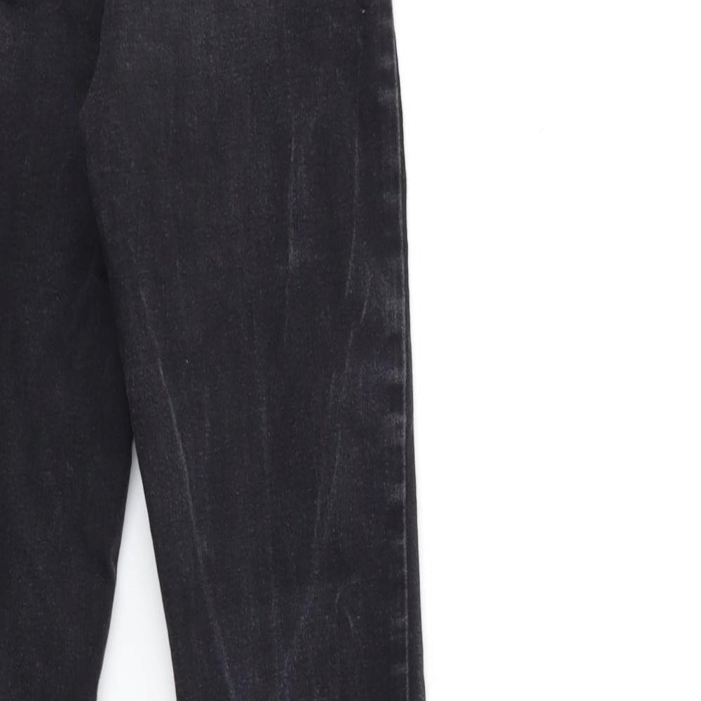 Denim & Co. Womens Grey  Denim Skinny Jeans Size 6 L30 in