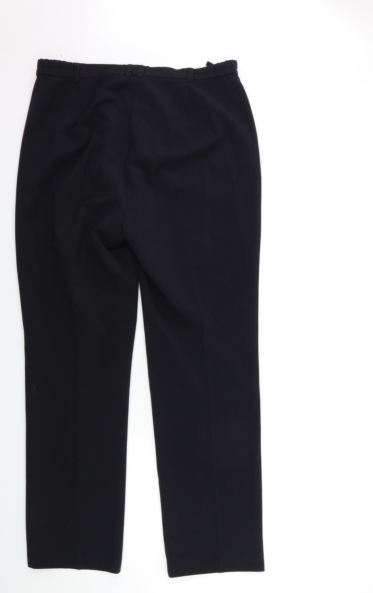 Marks and Spencer Womens Black   Trousers  Size 14 L32 in
