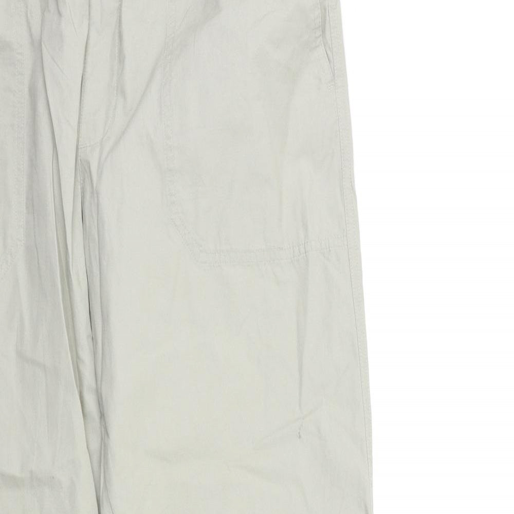 Marks and Spencer Mens Green   Cargo Trousers Size 36 in L32 in