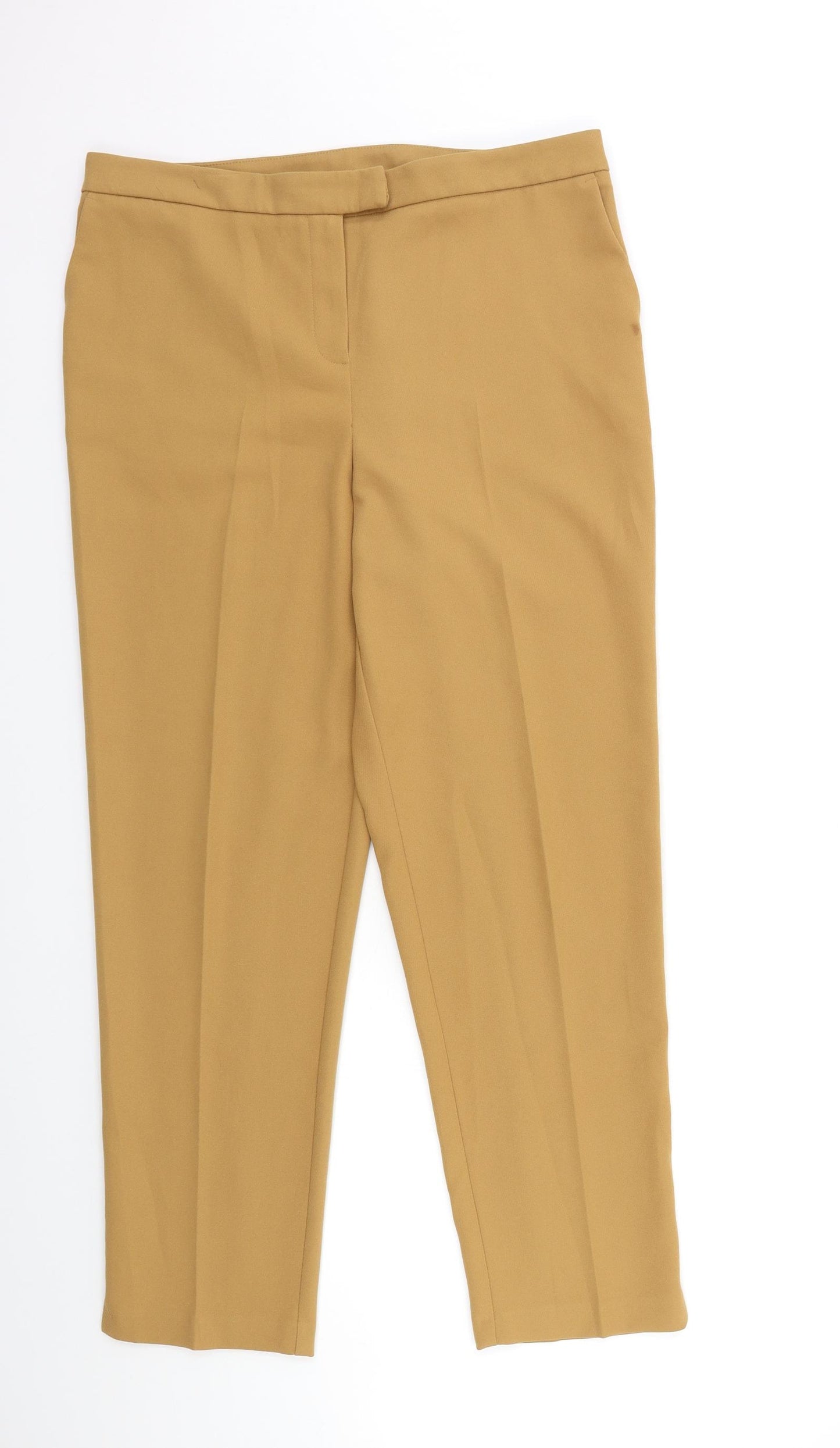 TU Womens Brown   Trousers  Size 14 L29 in
