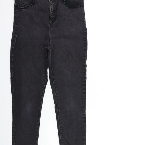 COLLUSION Womens Black  Denim Skinny Jeans Size 28 in L30 in