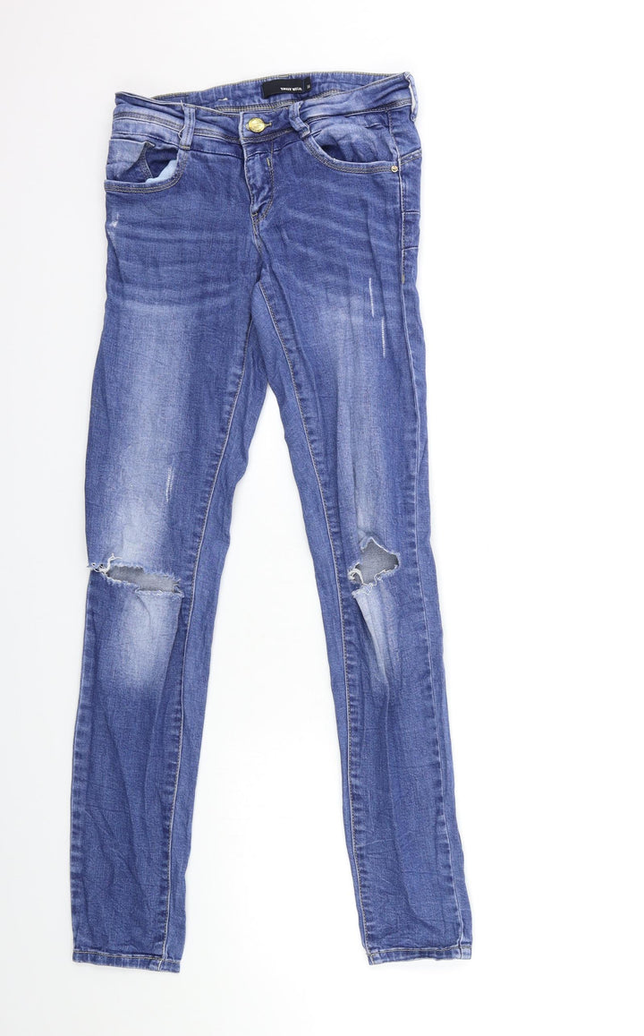 TALLY WEiJL Womens Blue Denim Skinny Jeans Size 36 in L30 in