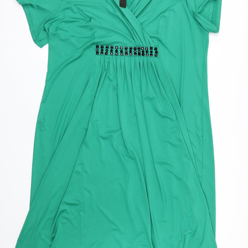 Wardrobe Womens Green   T-Shirt Dress  Size 26