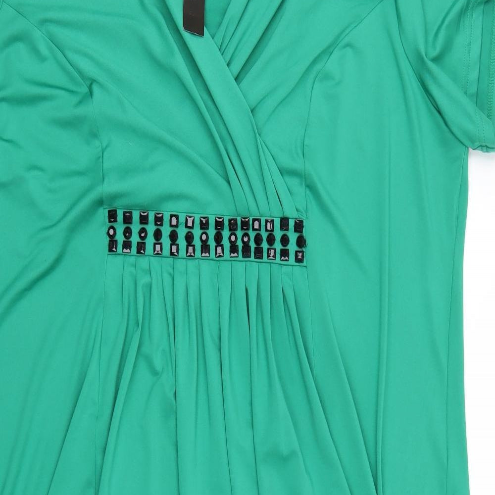 Wardrobe Womens Green   T-Shirt Dress  Size 26