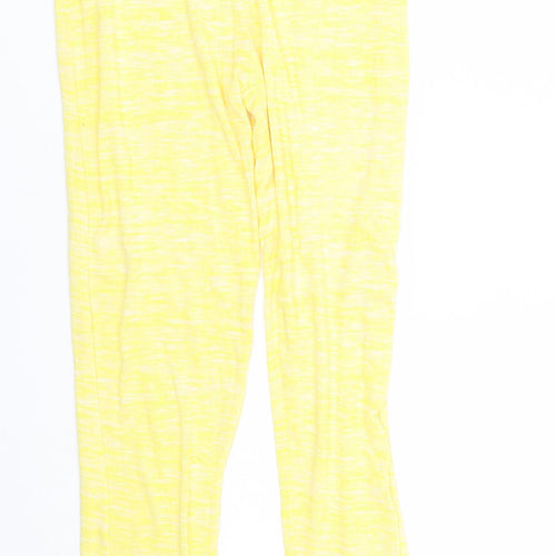 Preworn Womens Yellow Striped  Cami Lounge Pants Size 10