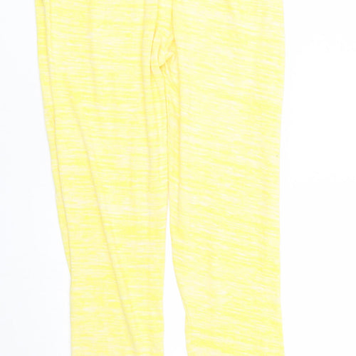 Preworn Womens Yellow Striped  Cami Lounge Pants Size 10