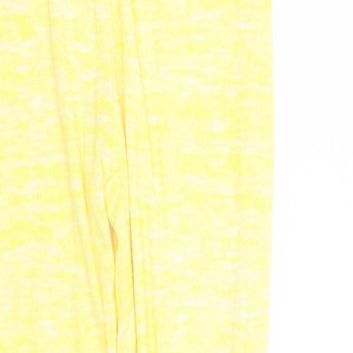 Preworn Womens Yellow Striped  Cami Lounge Pants Size 10