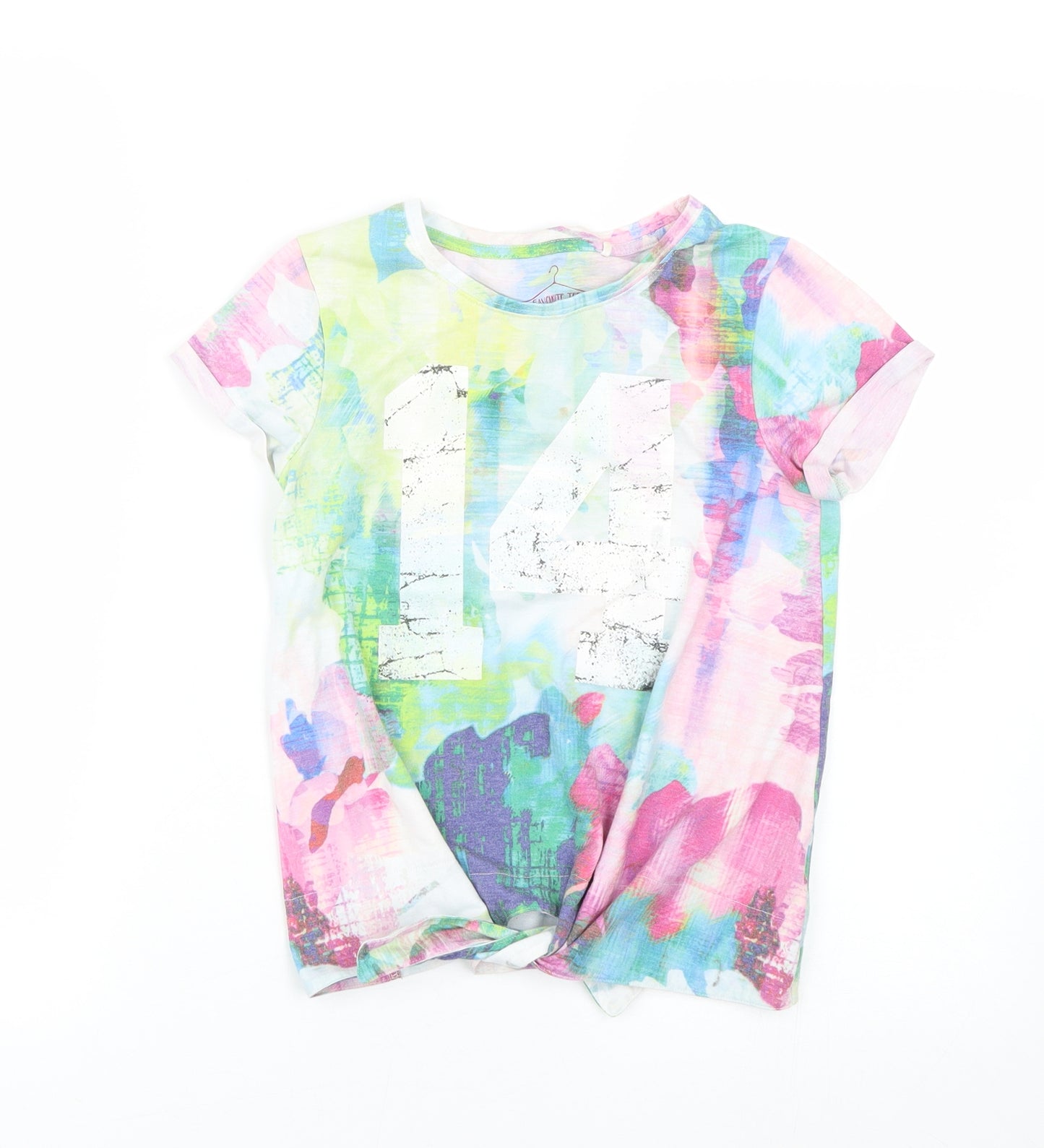 NEXT Girls Multicoloured   Basic T-Shirt Size 9 Years